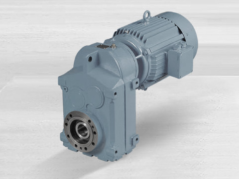 F series parallel shaft helical gear reducer class=